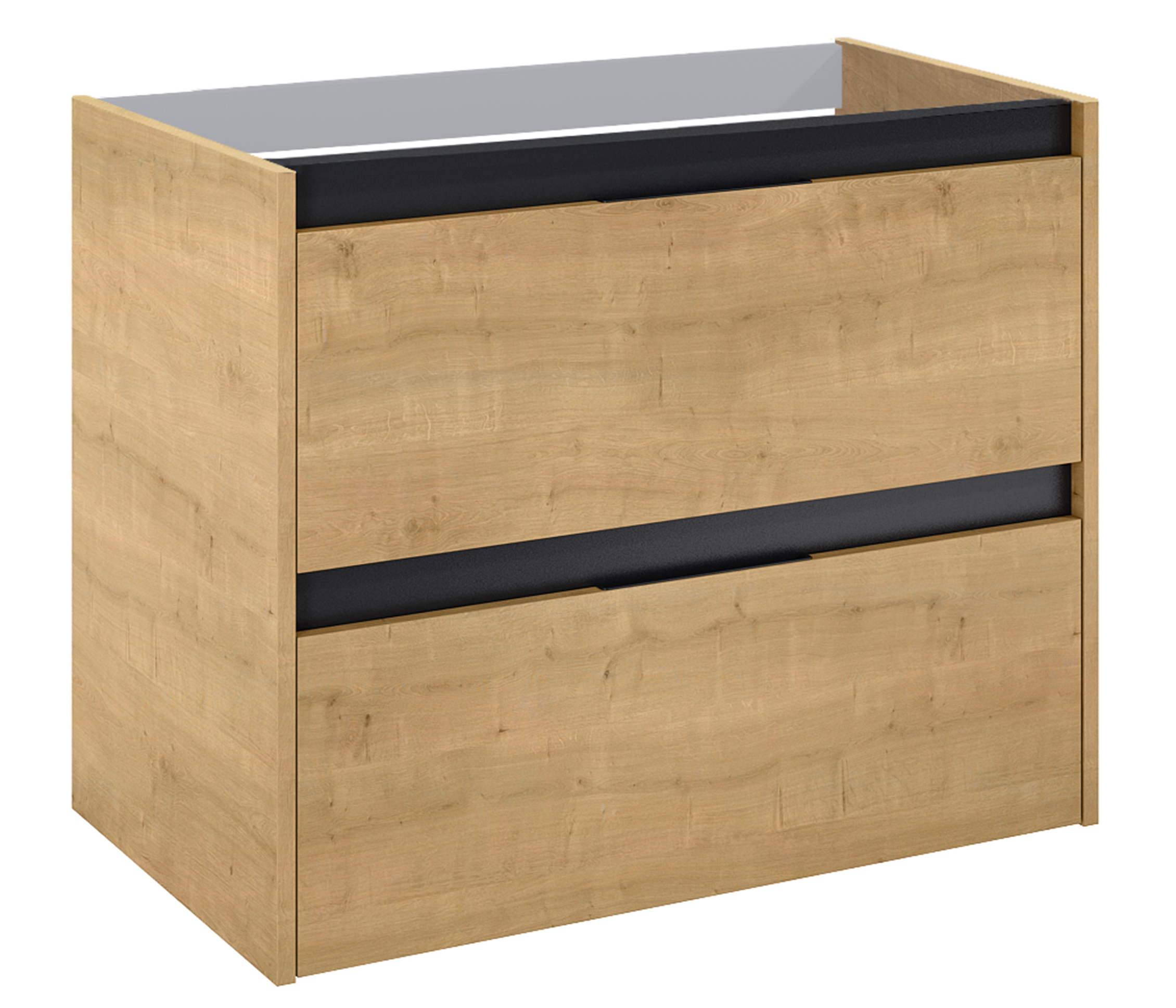 Roca Alpine kast 45.2x78.5x59 cm hangend onder de wastafel eik A857865464