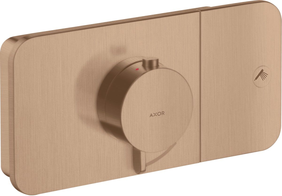 Axor One douchekraan inbouw met thermostaat gouden 45711310