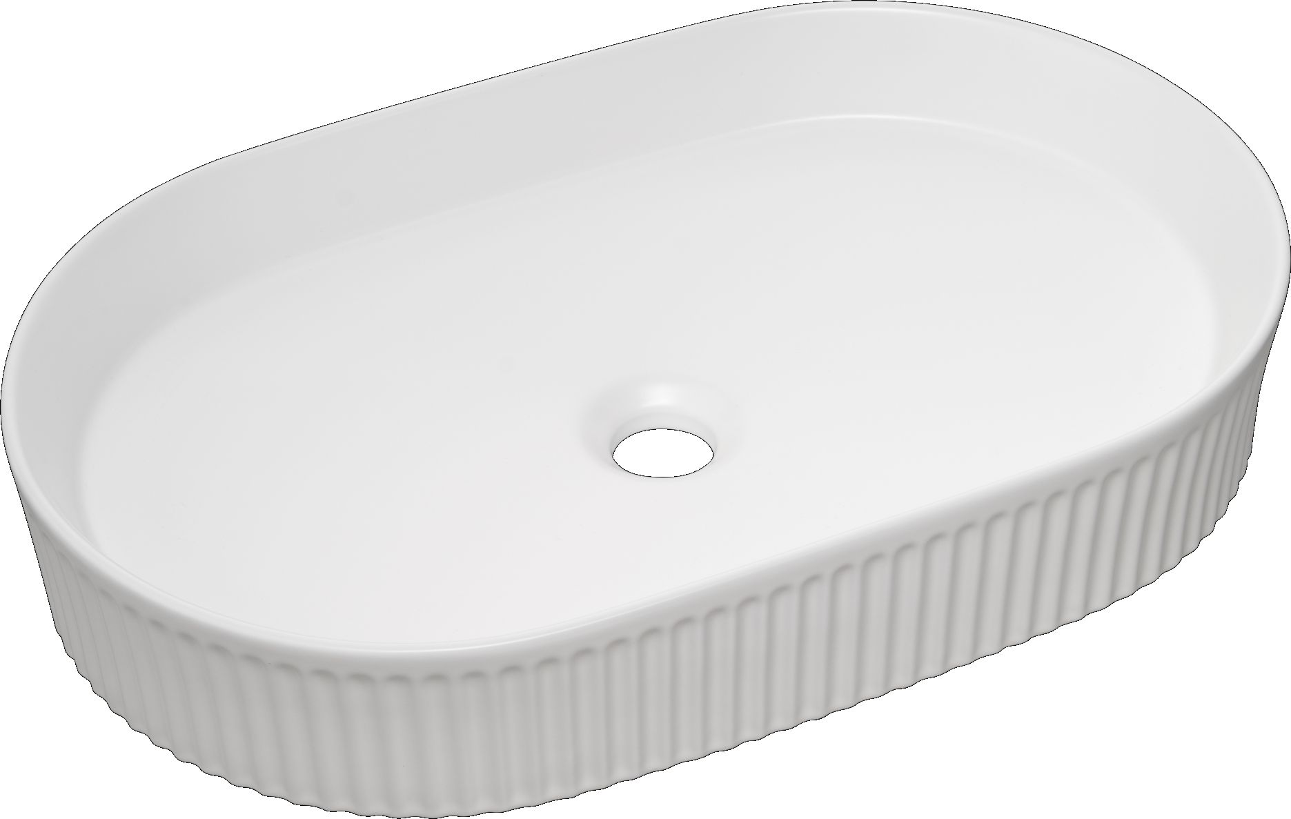 Comad Beyond wastafel 56x36 cm ovaal opbouw wit glans BEYOND 3 WHITE ( E-6531 )