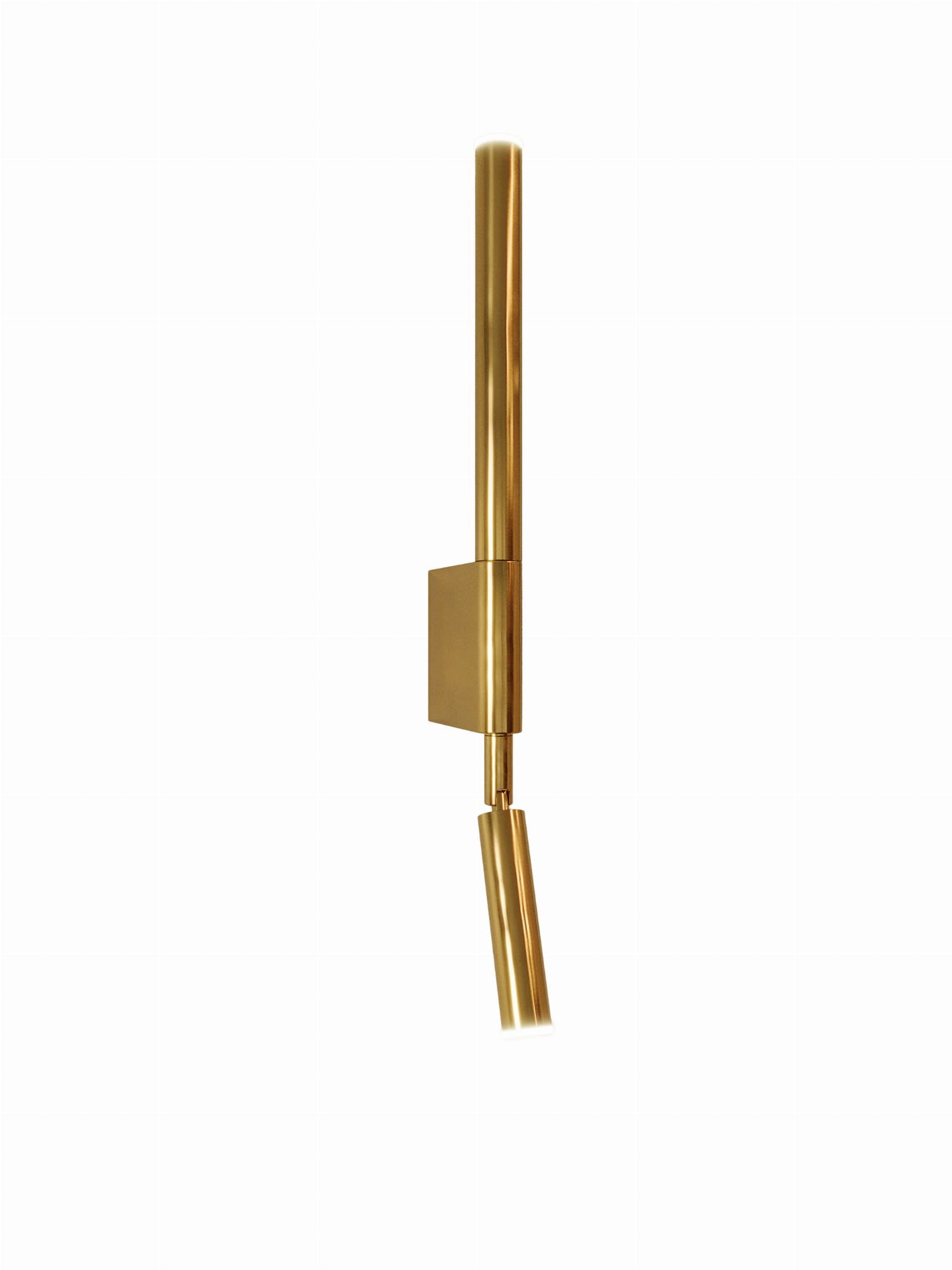 MaxLight Organic wandlamp 2x1 W gouden W0340