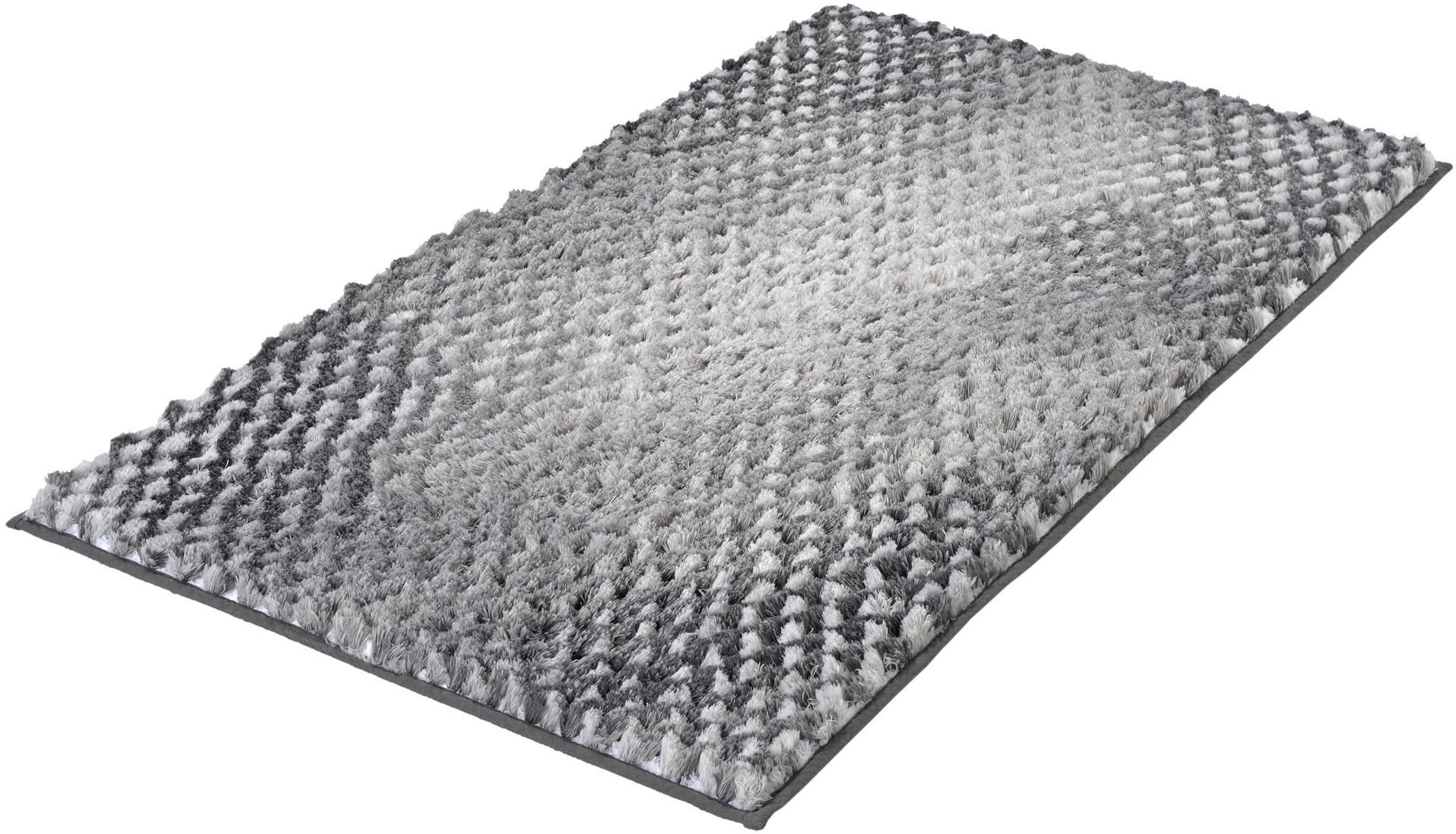 Kleine Wolke Cory badkamermatje 100x60 cm rechthoekig grijs 9121901360