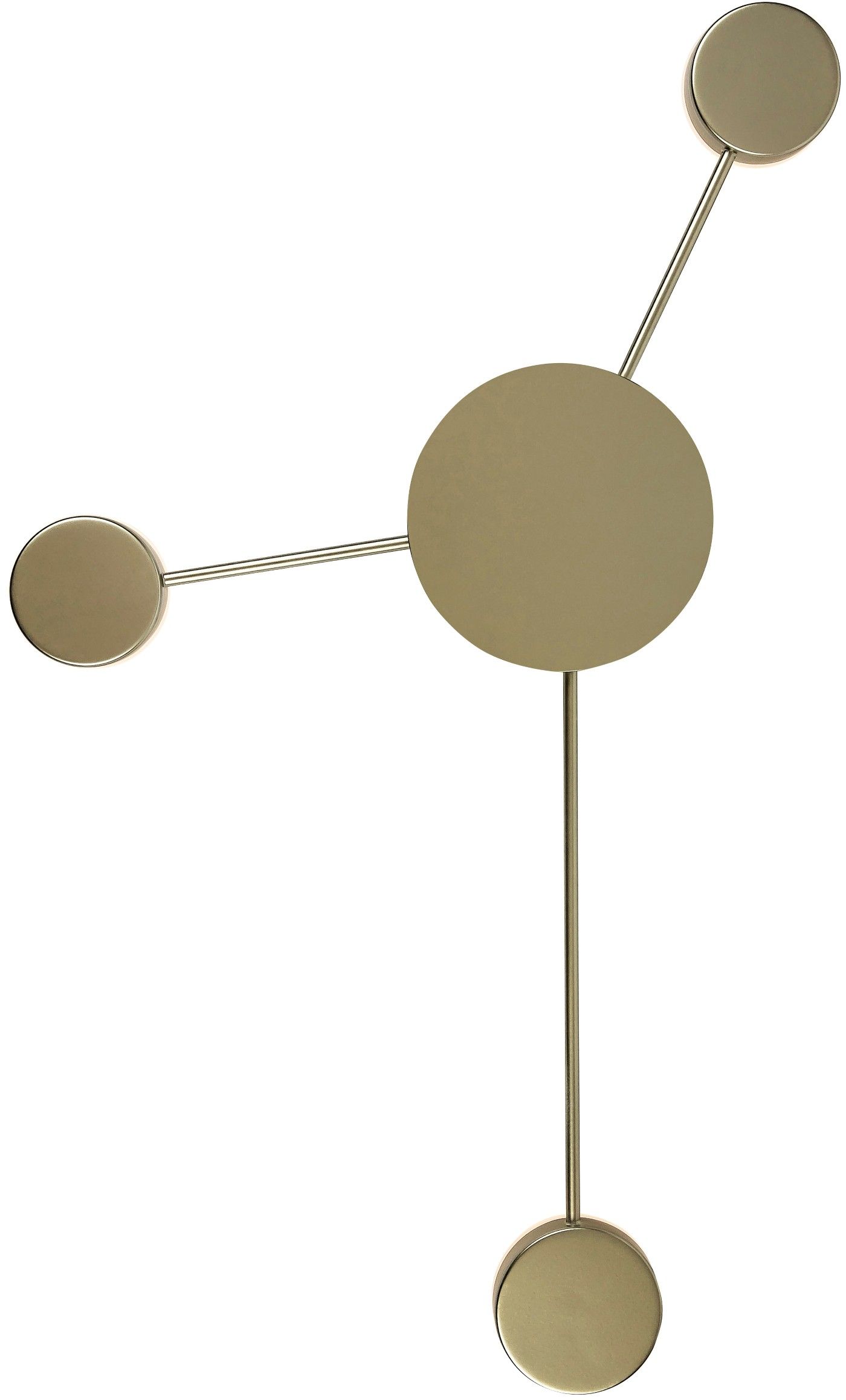 Rabalux Amadeo wandlamp x10 W gouden 71275