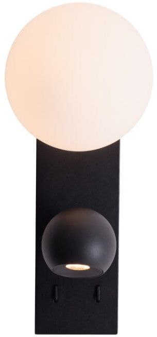 MaxLight Atom wandlamp 2x5 W zwart W0351