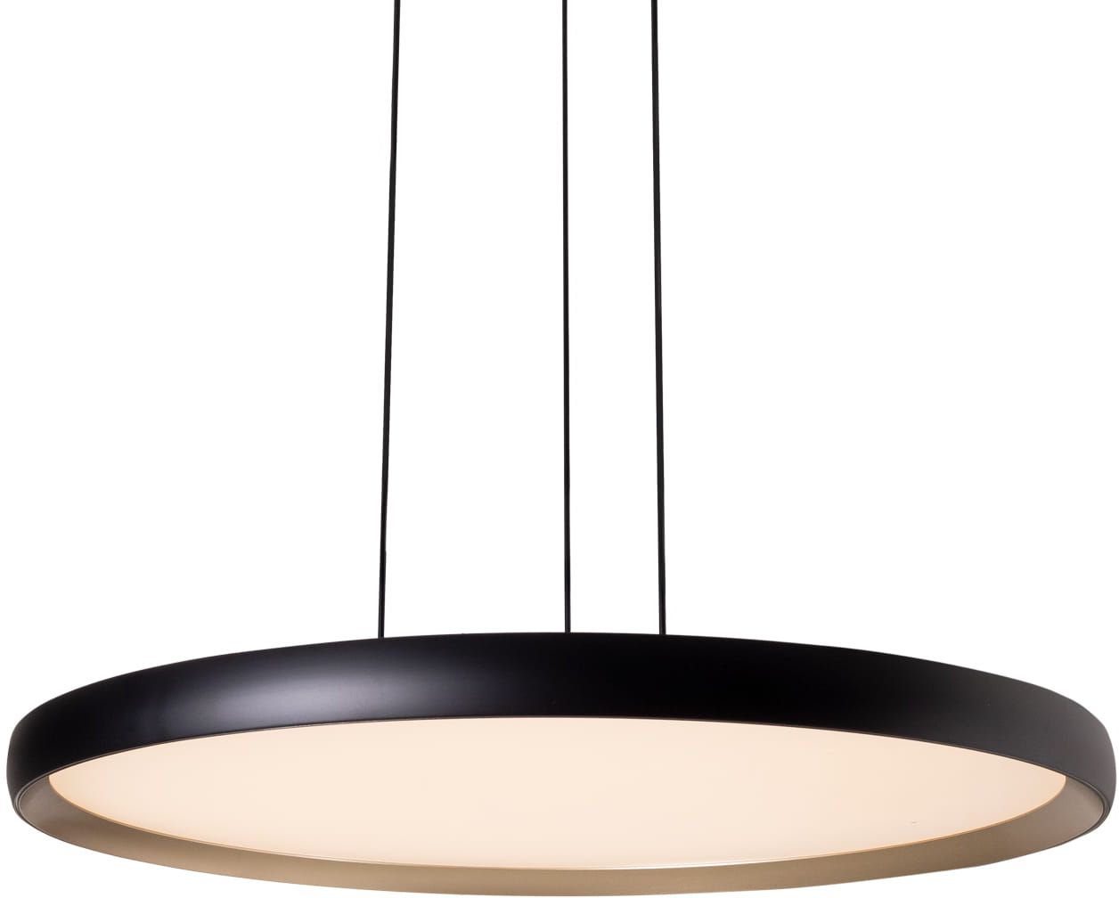 MaxLight Vik hanglamp 1x40 W zwart-gouden P0556