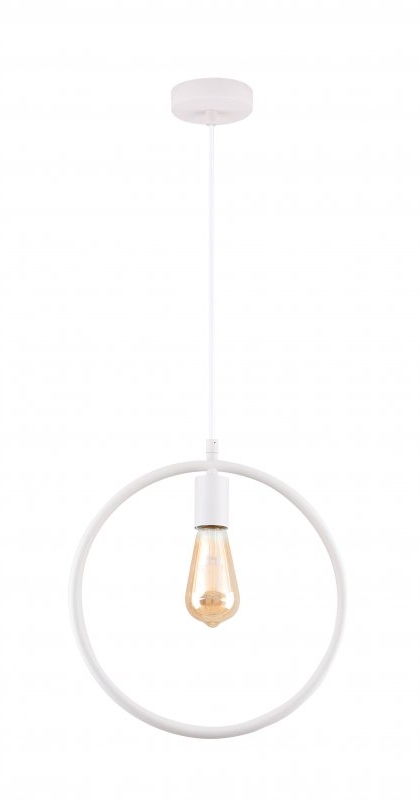 GTV Fija hanglamp 1x40 W wit OS-FI-E27-00-DEC