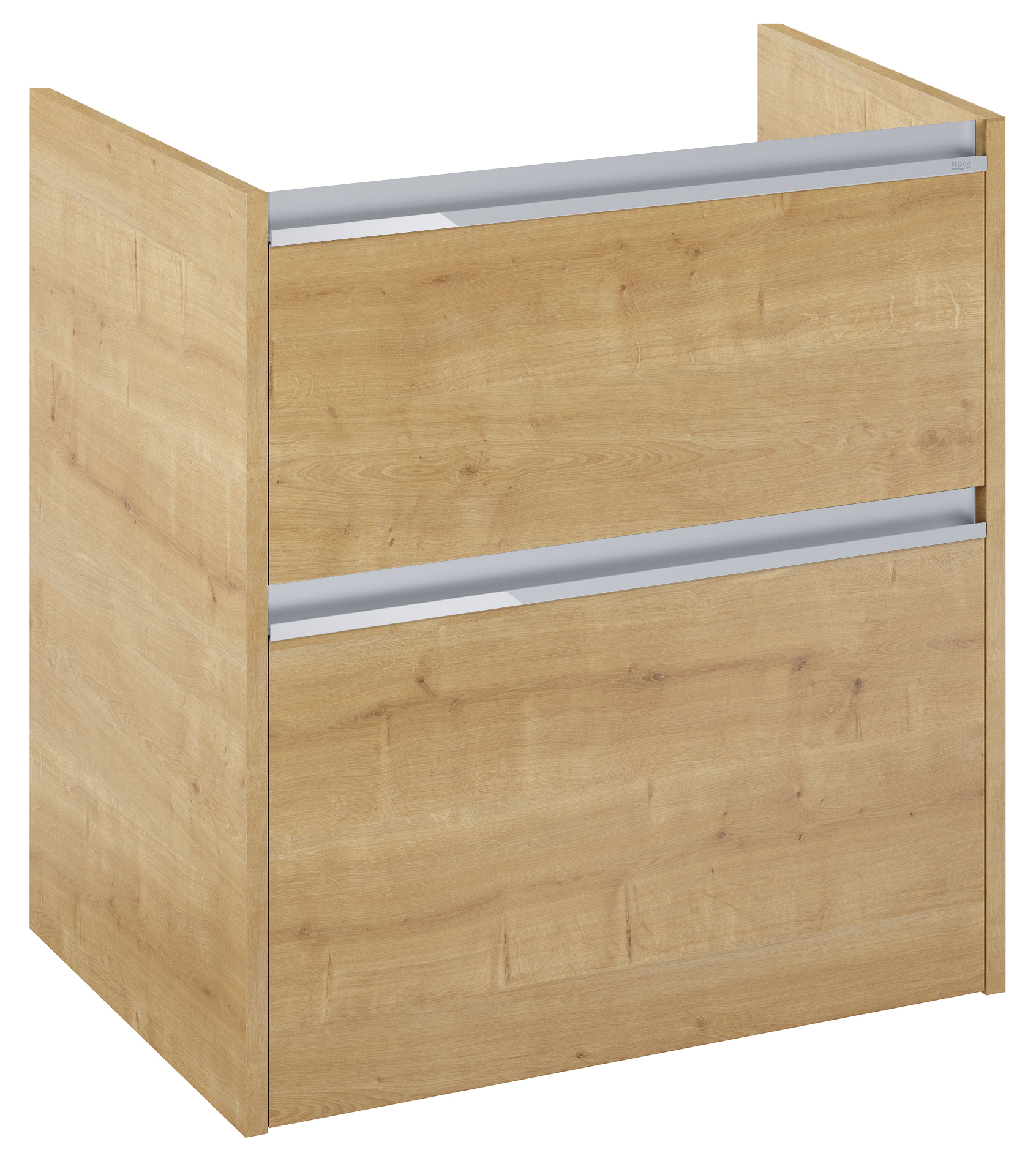 Roca Gap Pro kast 58.5x37.6x63.5 cm hangend onder de wastafel eik A857908464