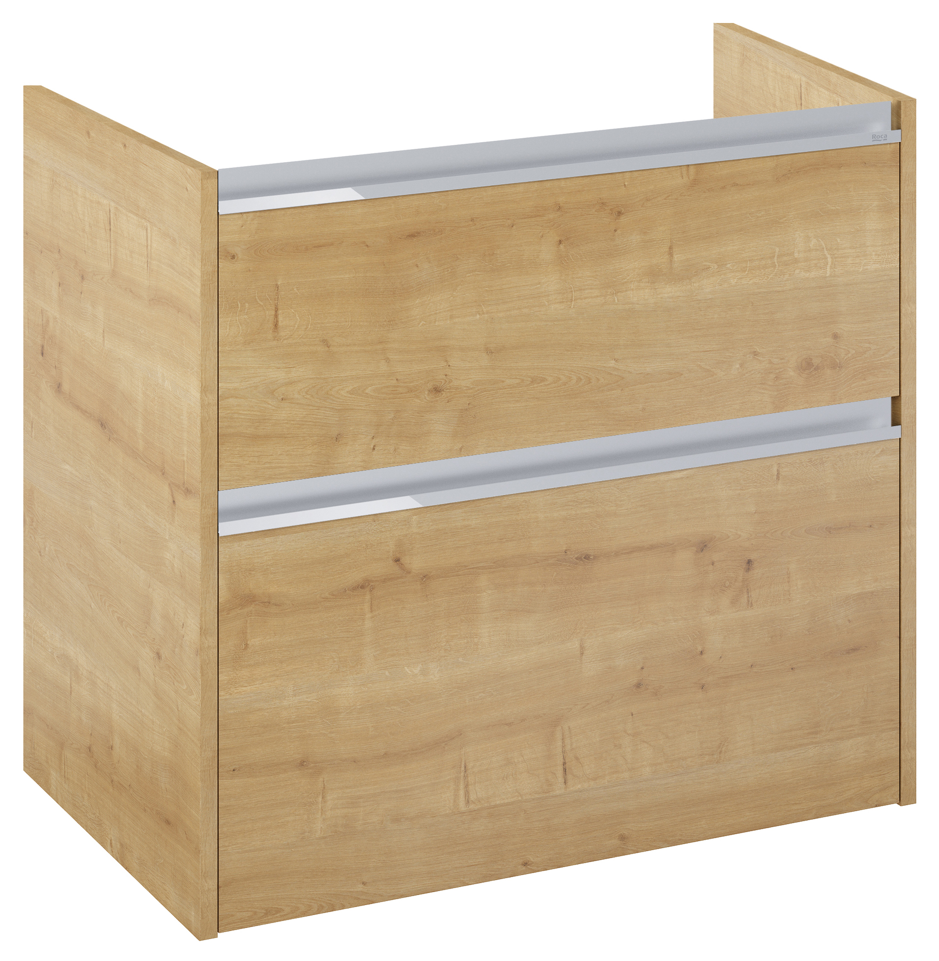 Roca Gap Pro kast 68.5x37.6x63.5 cm hangend onder de wastafel eik A857909464