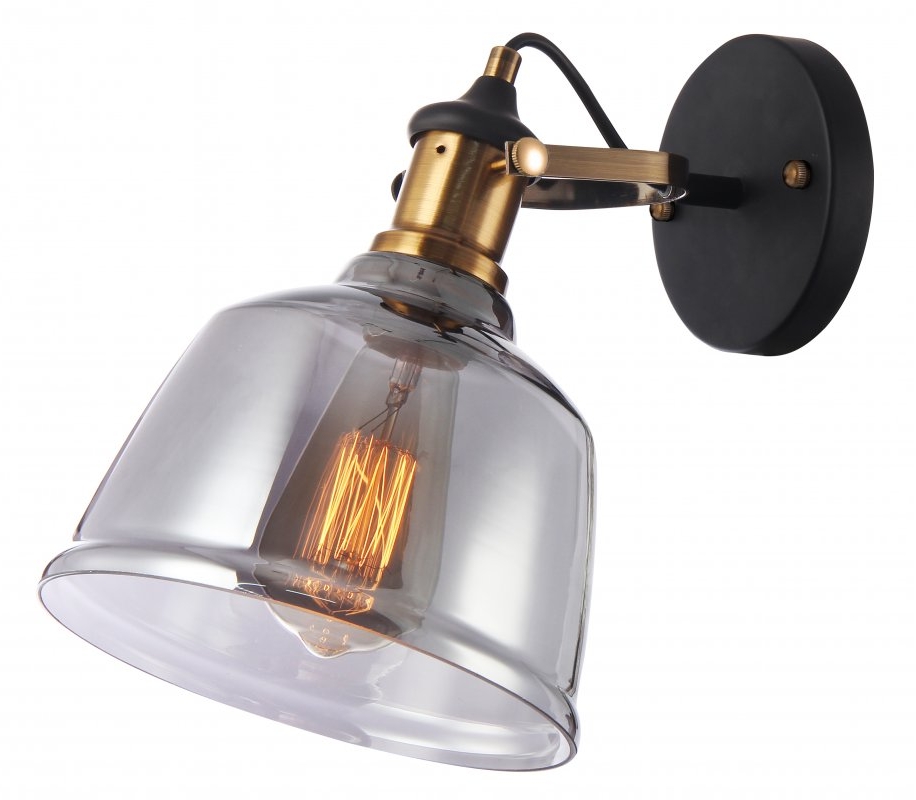 GTV Muscari II wandlamp 1x40 W zwart OS-MUSC-II-10-DEC