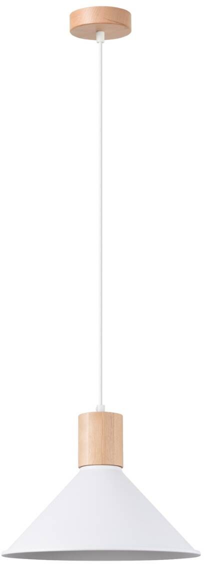 Sollux Lighting Jaga hanglamp 1x15 W wit SL.1319