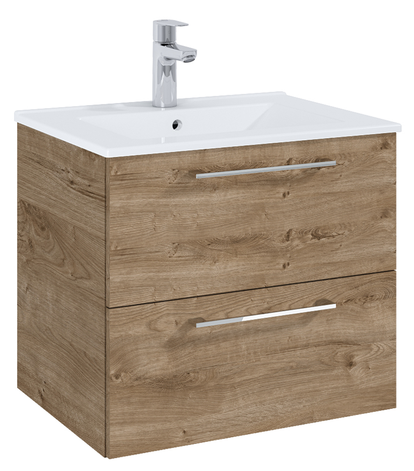 Roca Roma kast 60x45.6x53 cm hangend onder de wastafel eik A857949808