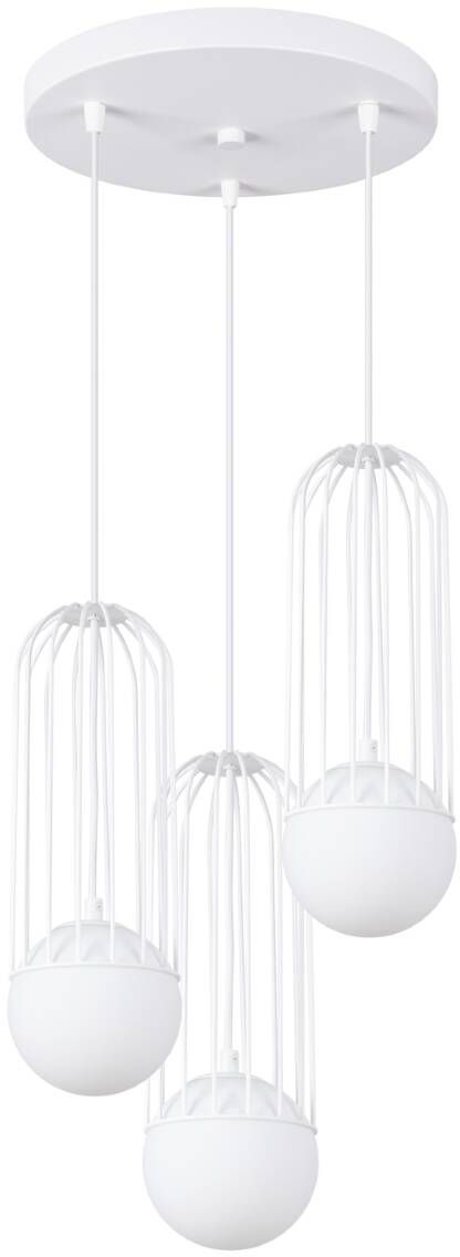 Sollux Lighting Brina hanglamp 3x8 W wit SL.1335