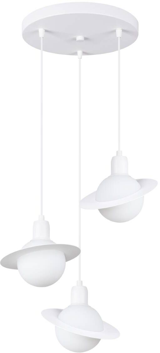 Sollux Lighting Hyperion hanglamp 3x8 W wit SL.1357