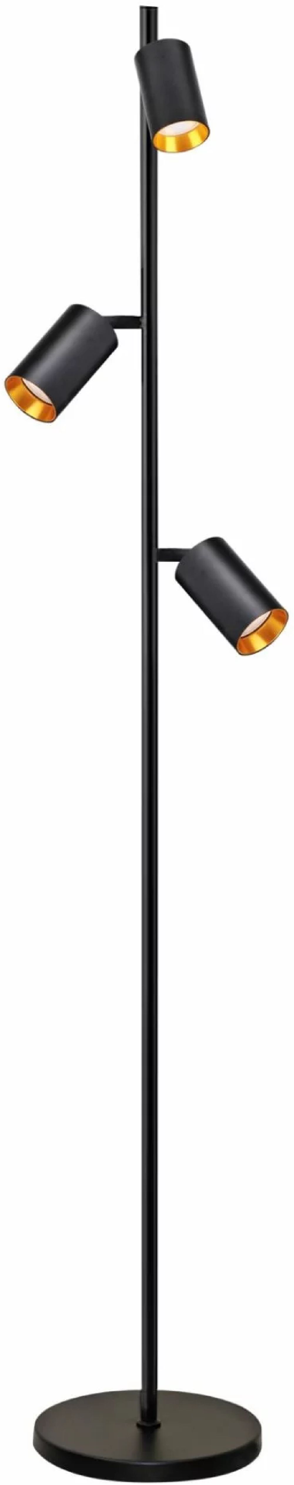 Goldlux Maribel staanlamp 3x12 W zwart 326577