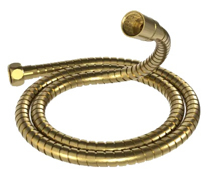 Excellent doucheslang 150 cm gouden AREX.SHR.R150GB