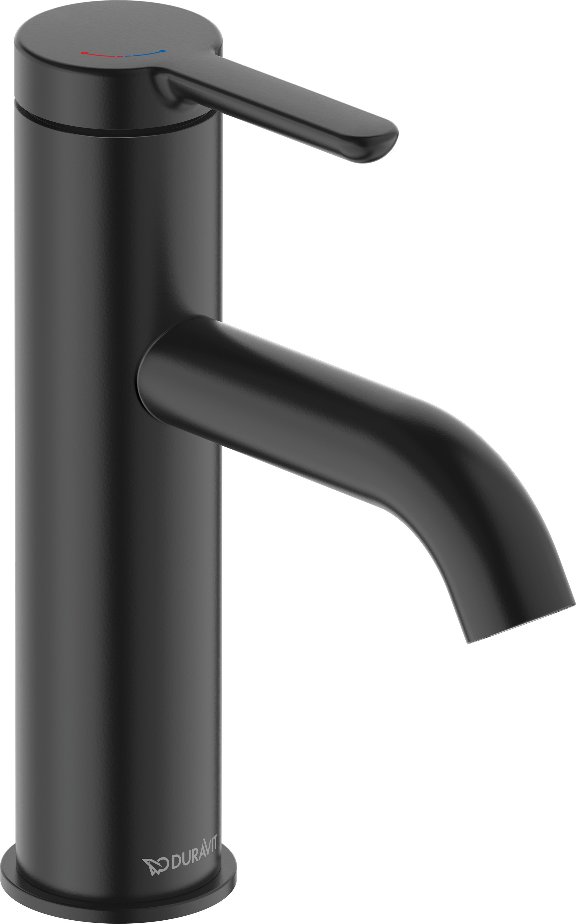 Duravit C.1 wastafelkraan staand zwart C11023002046