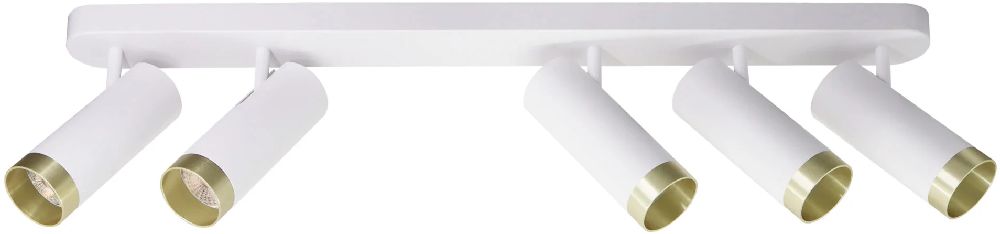 Goldlux Fado plafondlamp 5x10 W wit 326522