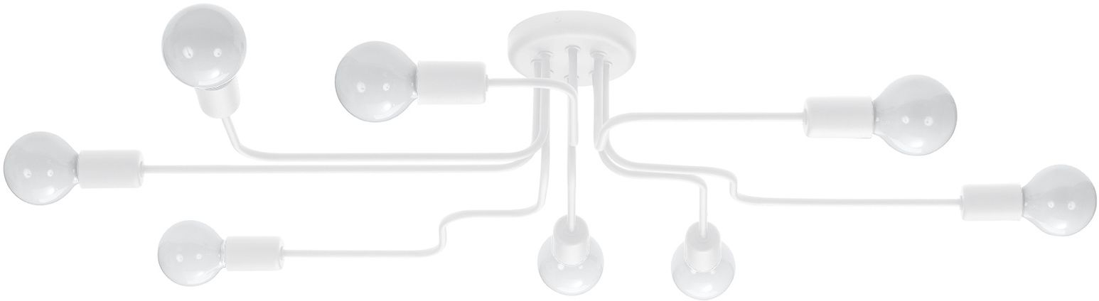 Sollux Lighting Vector plafondlamp x15 W wit SL.1444