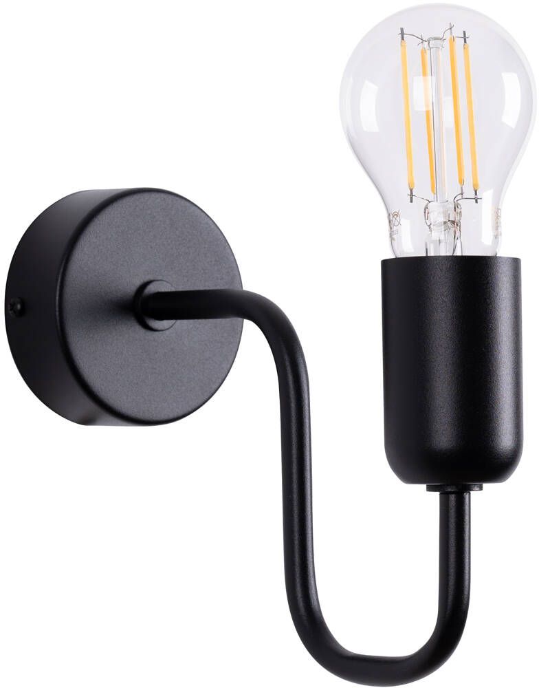 Sollux Lighting Vector wandlamp 1x15 W zwart SL.1445