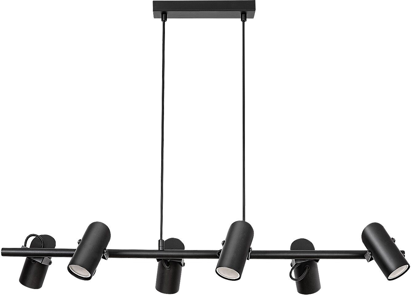 Rabalux Maximilian hanglamp 6x25 W zwart 73045