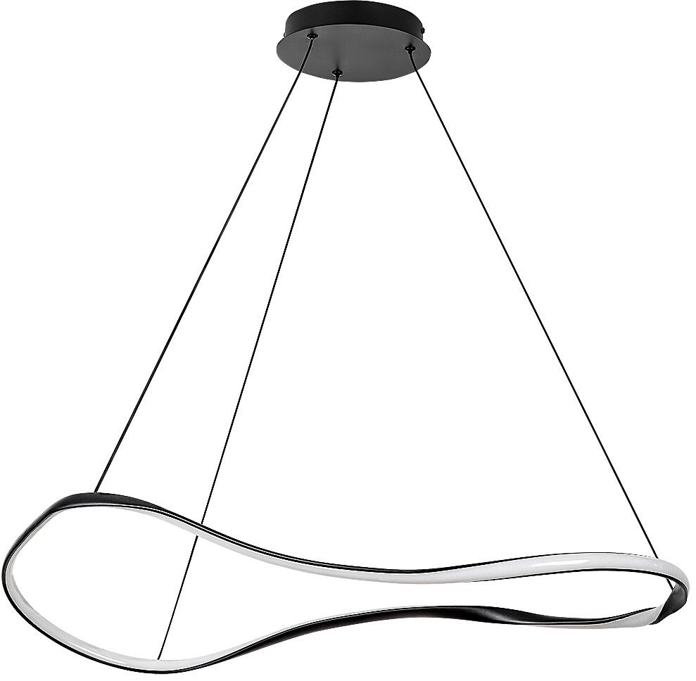 Rabalux Mirossi hanglamp 1x40 W wit-zwart 72266