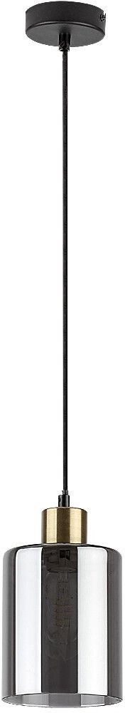Rabalux Perez hanglamp 1x40 W zwart-bedampt 72248