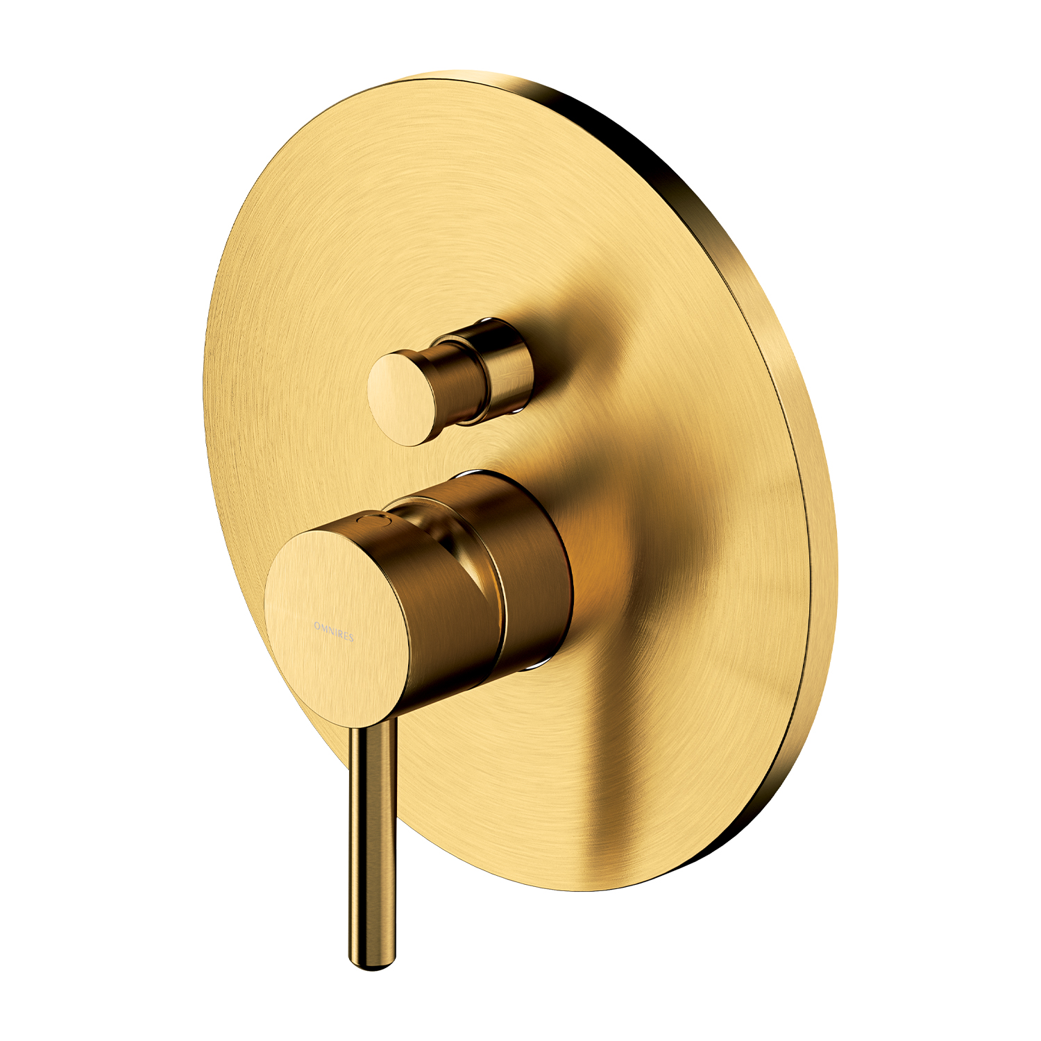 Omnires Y bad- en douchekraan inbouw gouden Y1235ROGLB