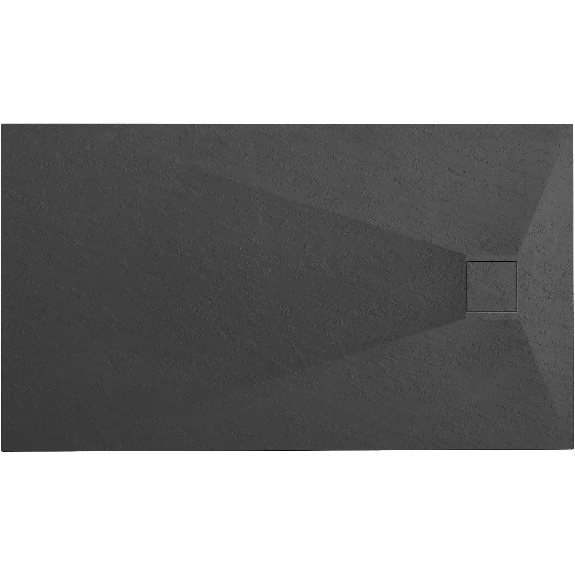 Rea Magnum rechthoekige douchebak 120x80 cm zwart REA-K3331