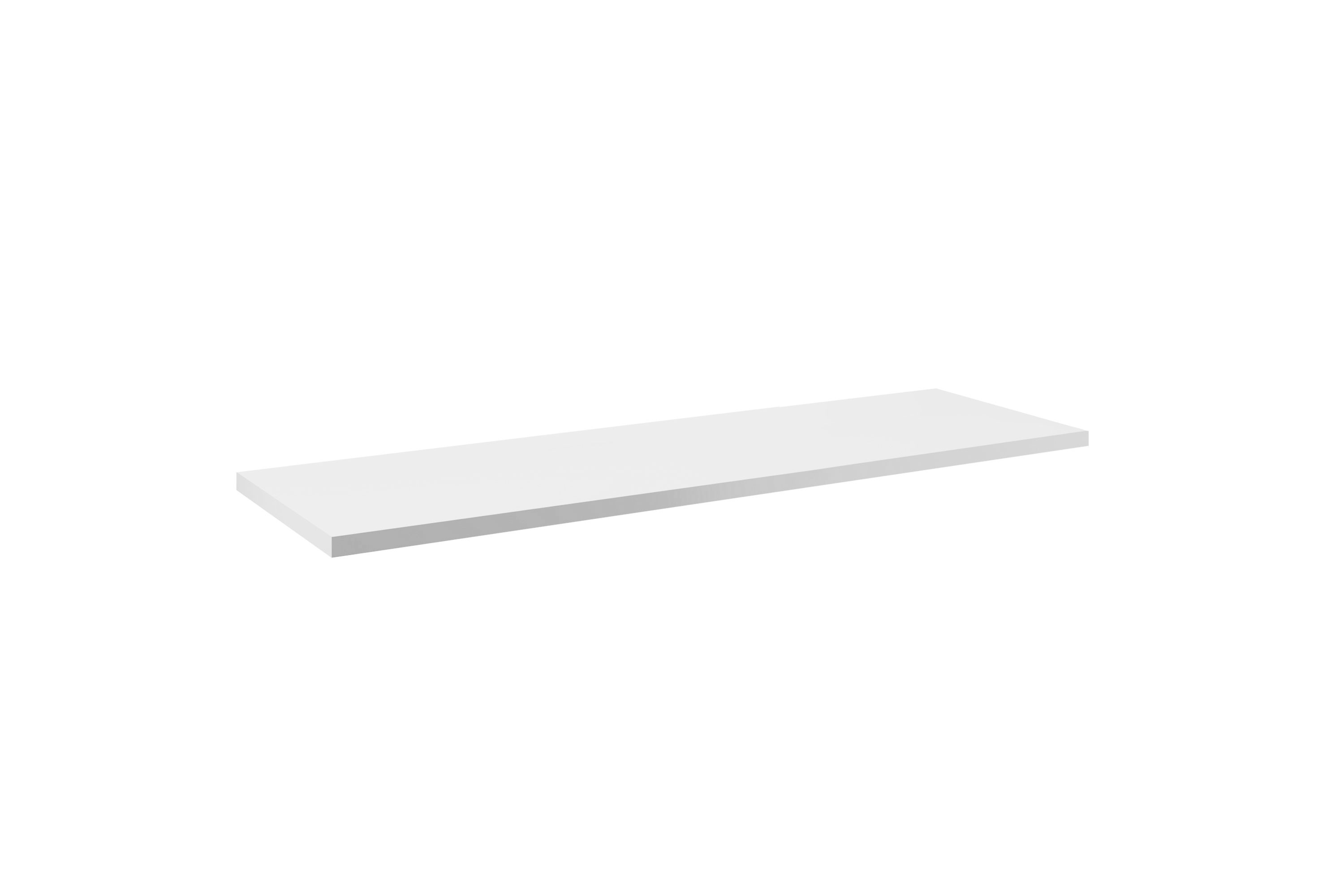 Comad Nova White badkamerblad 120x40 cm wit NOVA WHITE 89-120