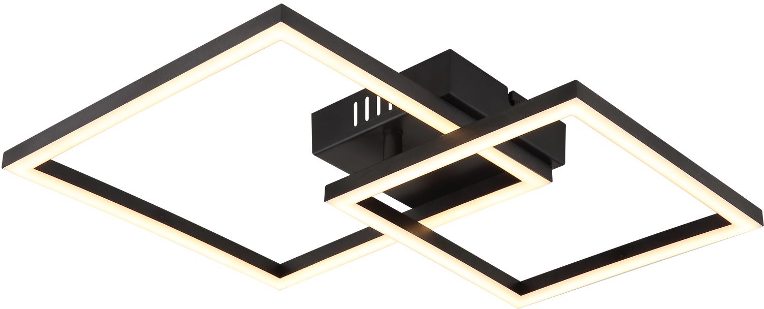 Globo Lighting Tyler plafondlamp 1x20 W zwart 672842