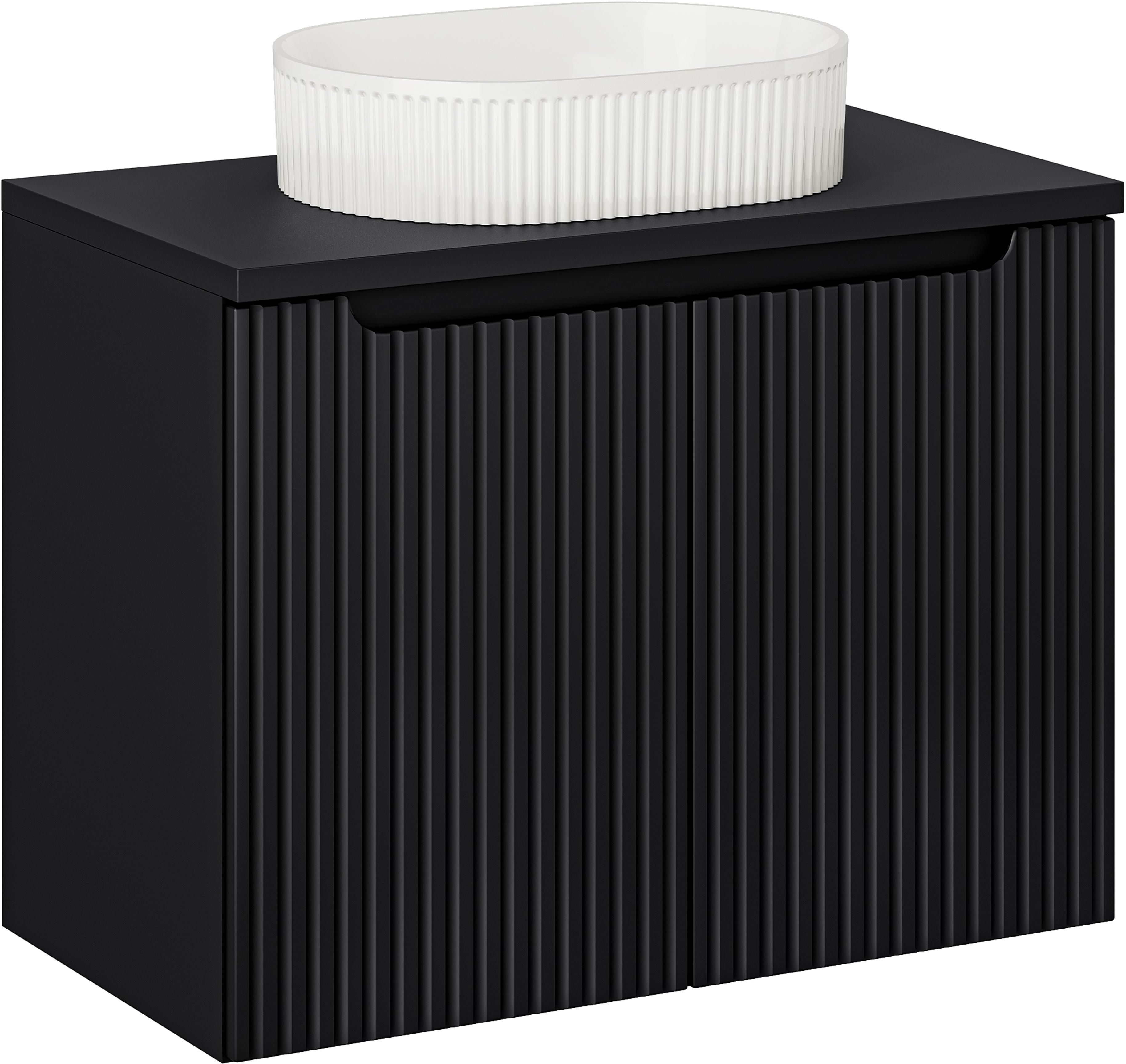 Set kast Comad Nova Black NOVA BLACK D2 82-80-2D, wastafel Comad Beyond BEYOND 5 WHITE ( E-6564 ), NOVA BLACK B 89-80