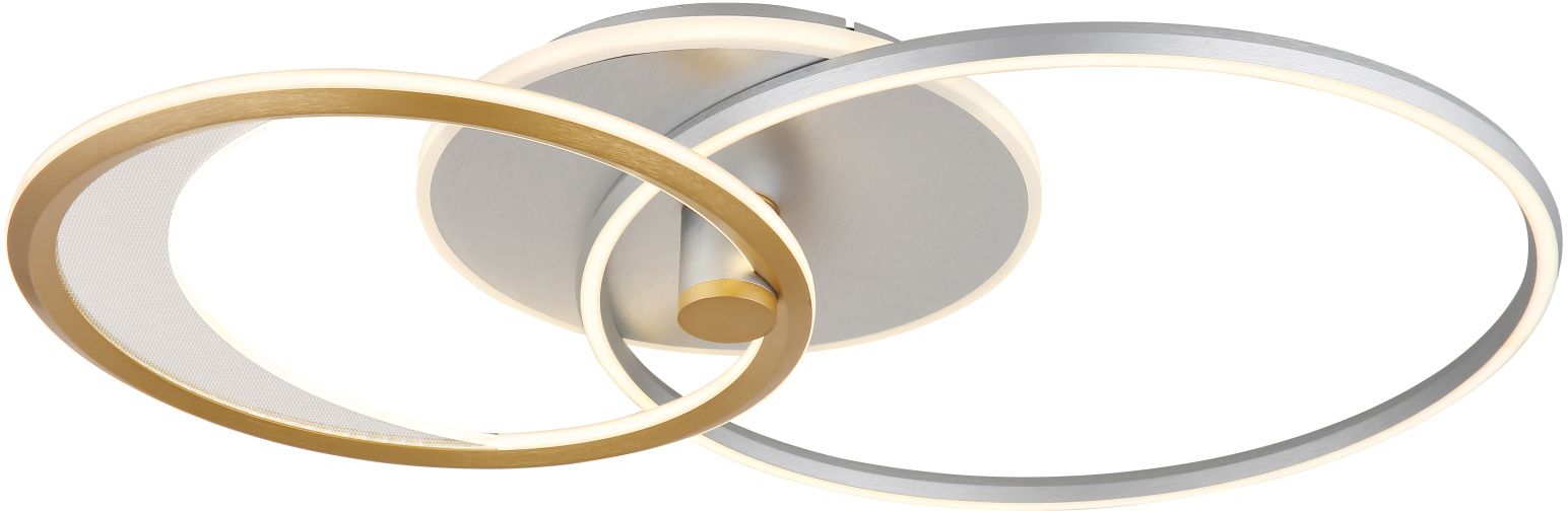 Globo Lighting Umbra plafondlamp 1x40 W wit-gouden-zilveren 67333-40