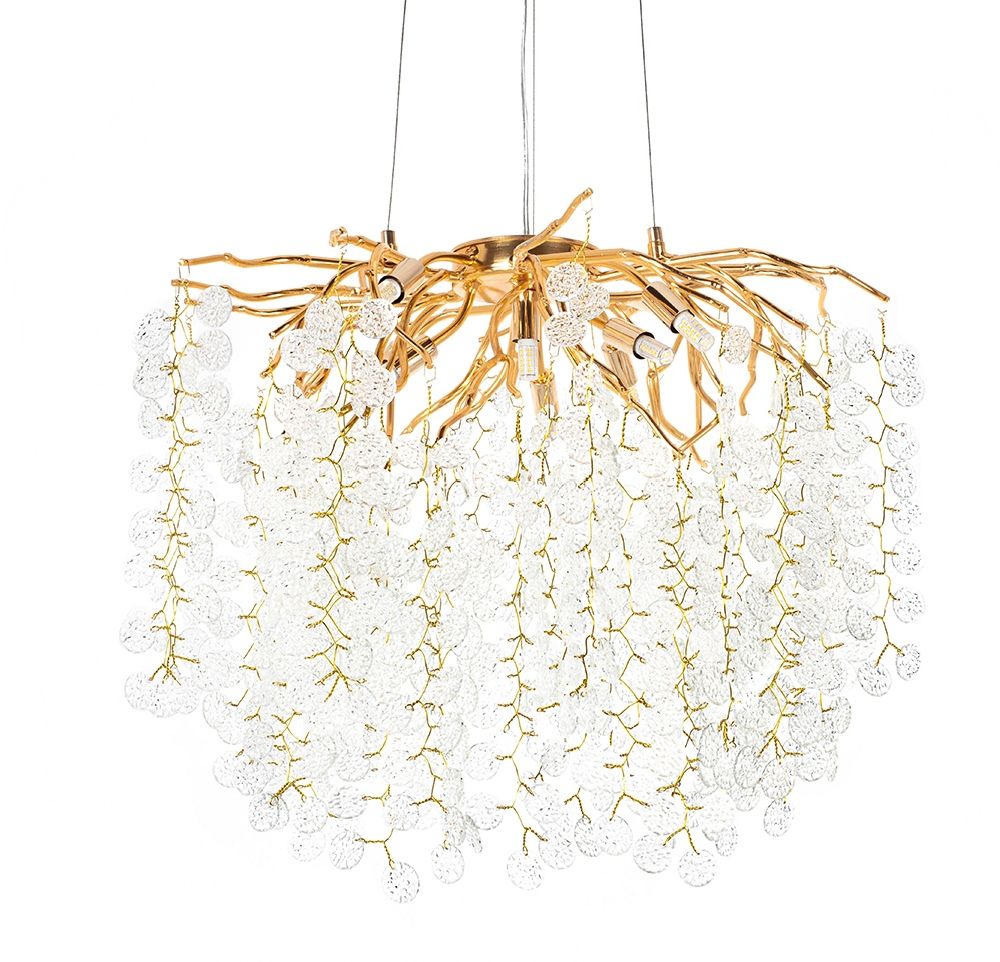 Moosee Riviera hanglamp x20 W gouden 5900168832947