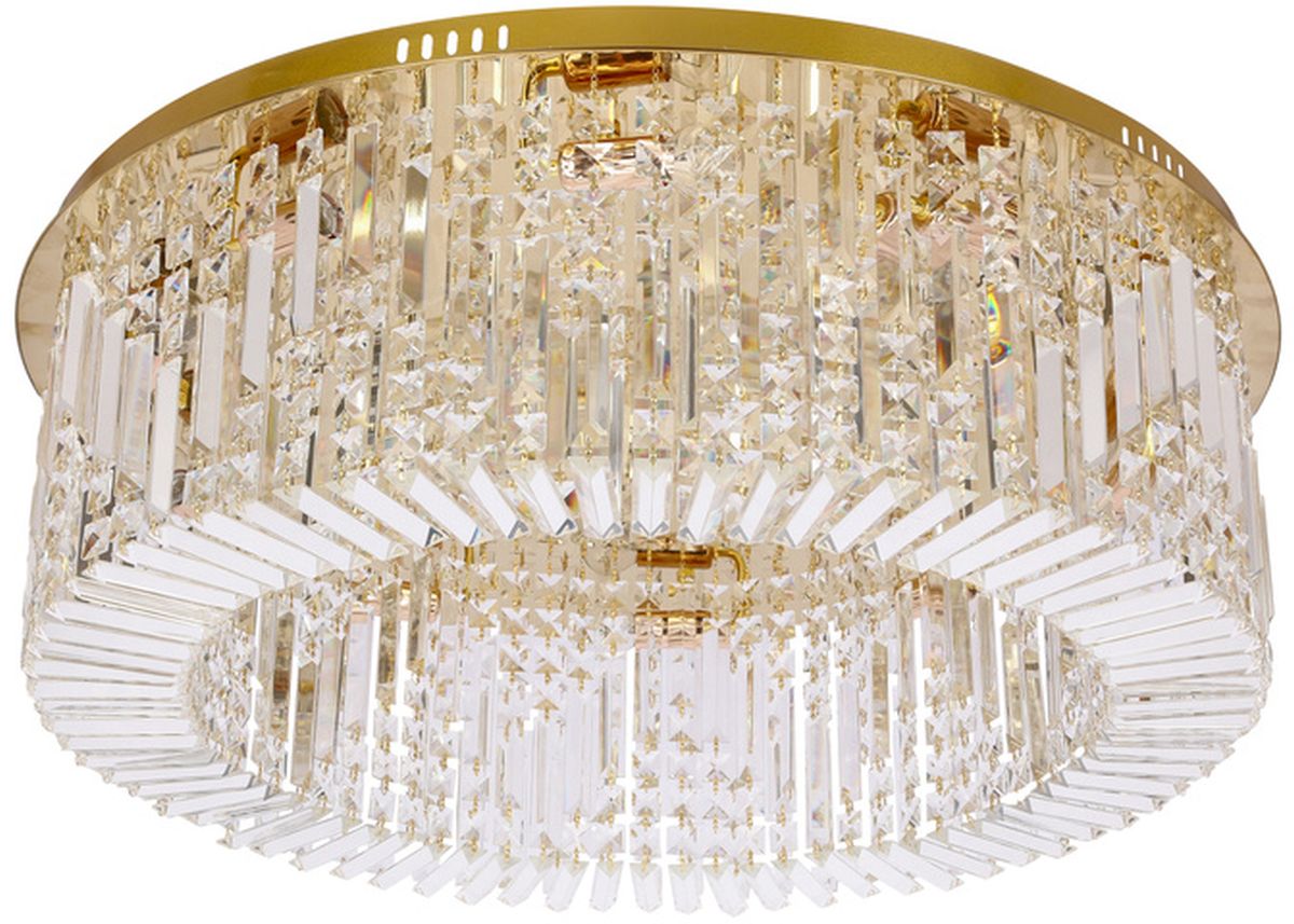 Candellux Maranga plafond x28 W gouden-kristal 18-33345