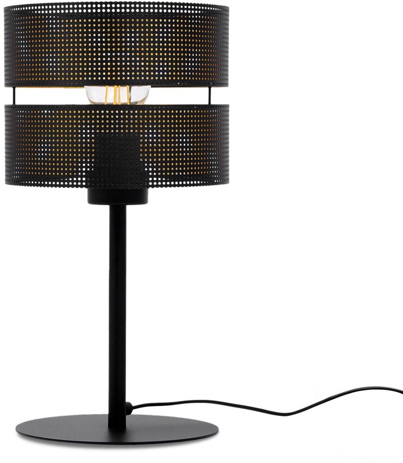 Kaja Zimbo tafellamp 1x40 W zwart-gouden K-5226