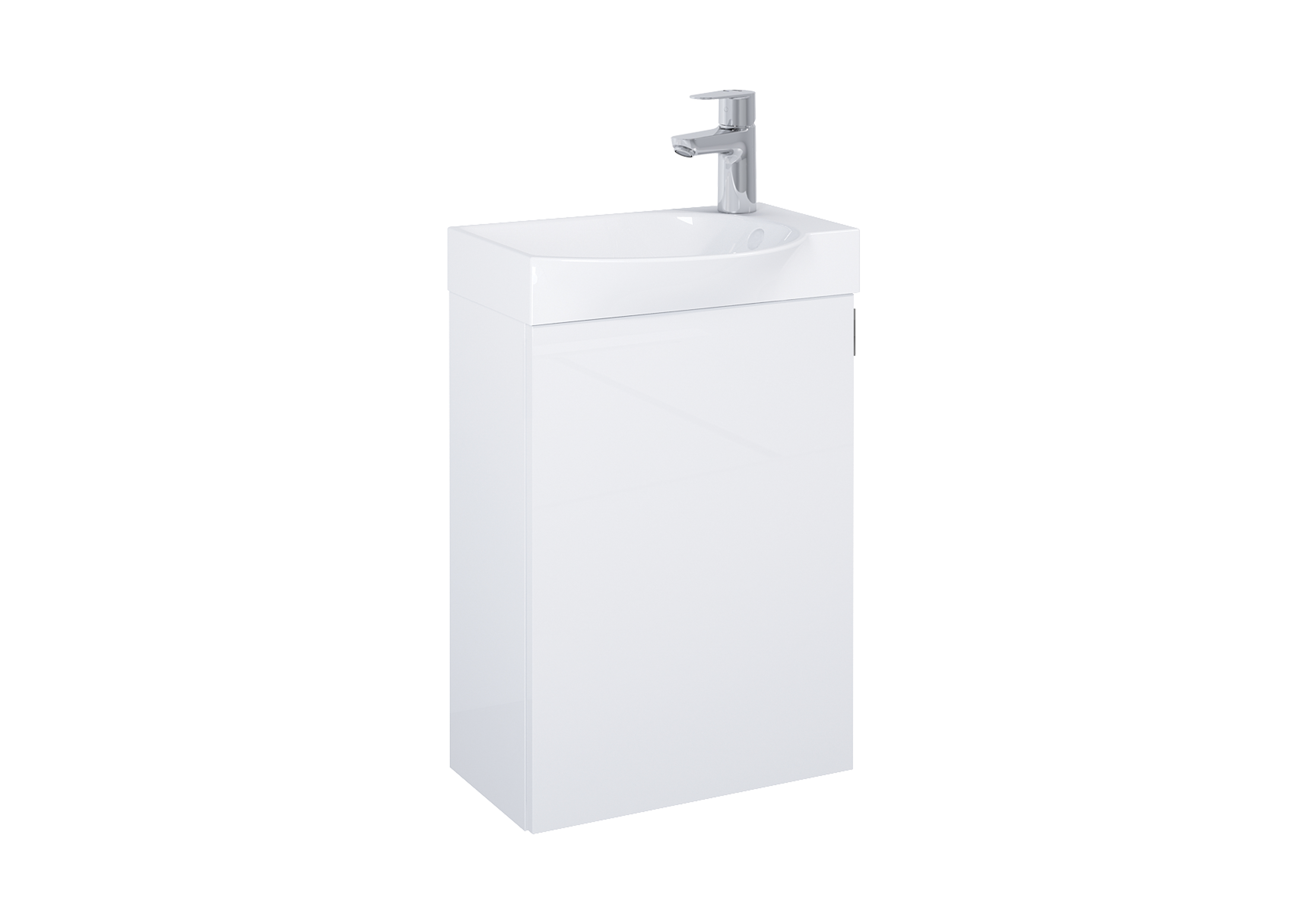 Roca Ravell wastafel met kast 45.2 cm wit A852448806