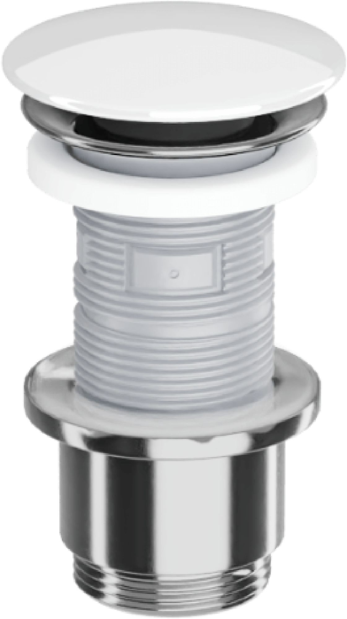 Excellent Design wastafelstop chroom-wit ARIN.1485.K.01.WHCR