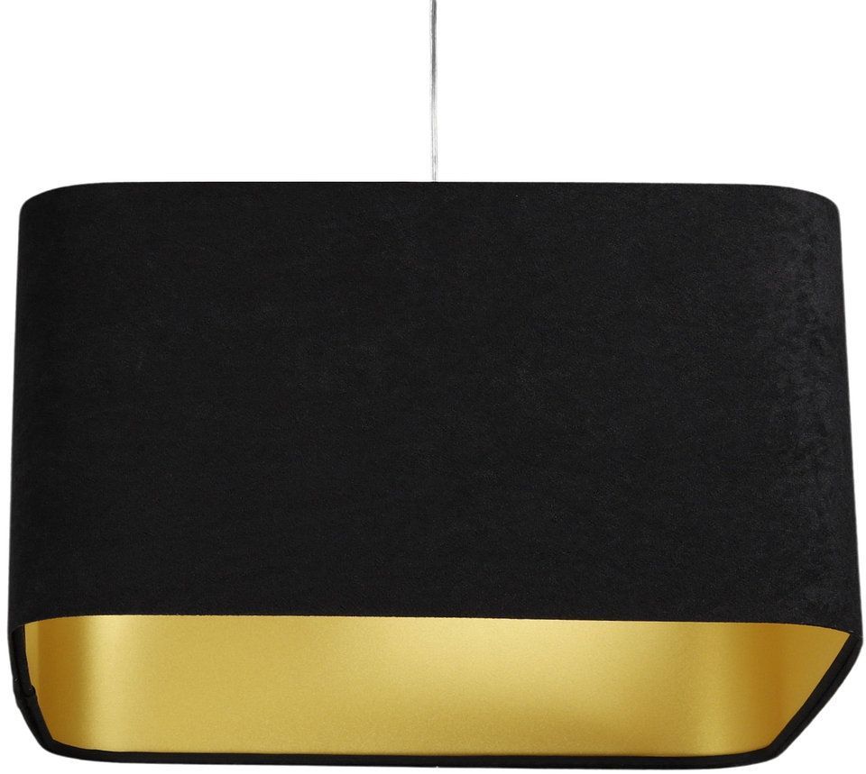 BPS Koncept Kwadro sue hanglamp 1x60 W zwart-gouden KW-106-40W30