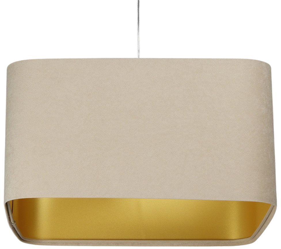 BPS Koncept Kwadro sue hanglamp 1x60 W gouden-beige KW-107-40W30