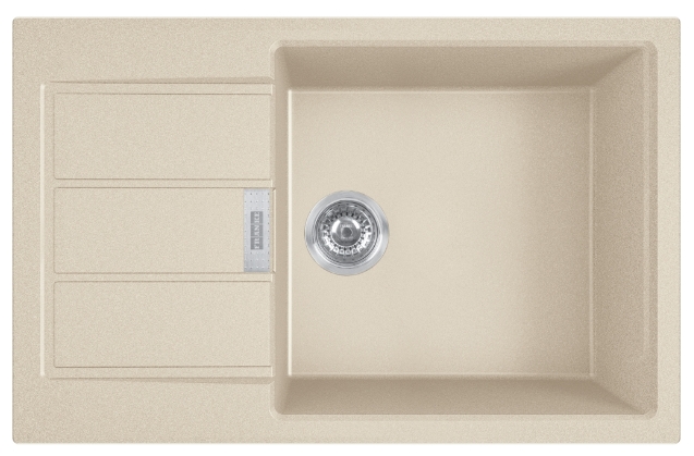 Franke Sirius tectoniet spoelbak 78x50 cm beige 143.0676.418
