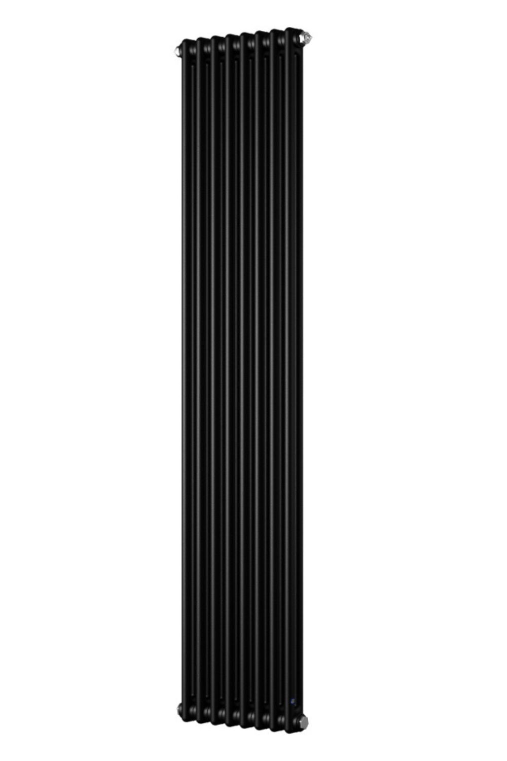Instal Projekt Tubus 2 decoratieve verwarming 179.3x20 cm podłączenie onder zwart TUB2-180/04D50C31