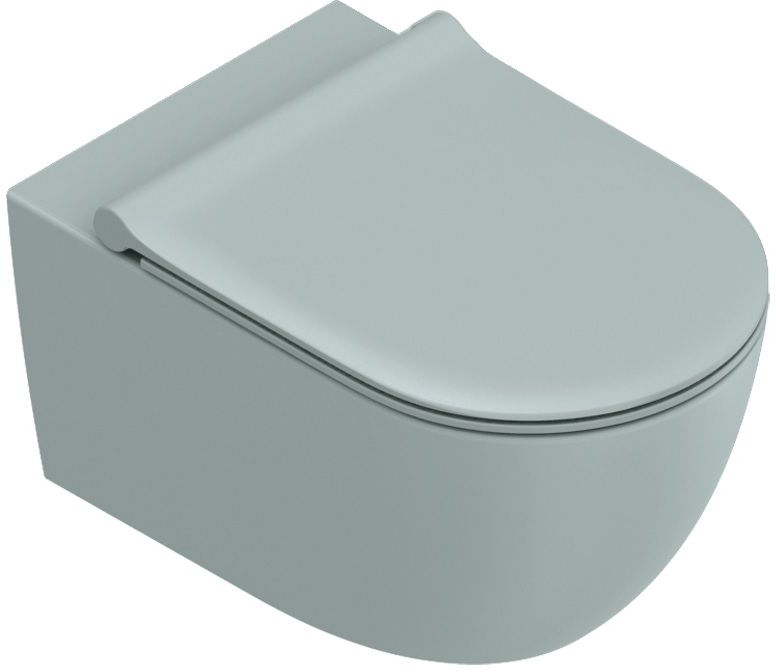 Catalano Sfera toiletpot hangend zonder kraag blauw mat 0511550028