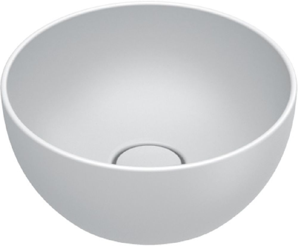 Catalano Sfera wastafel 32x32 cm rond opbouw wit mat 0523320021