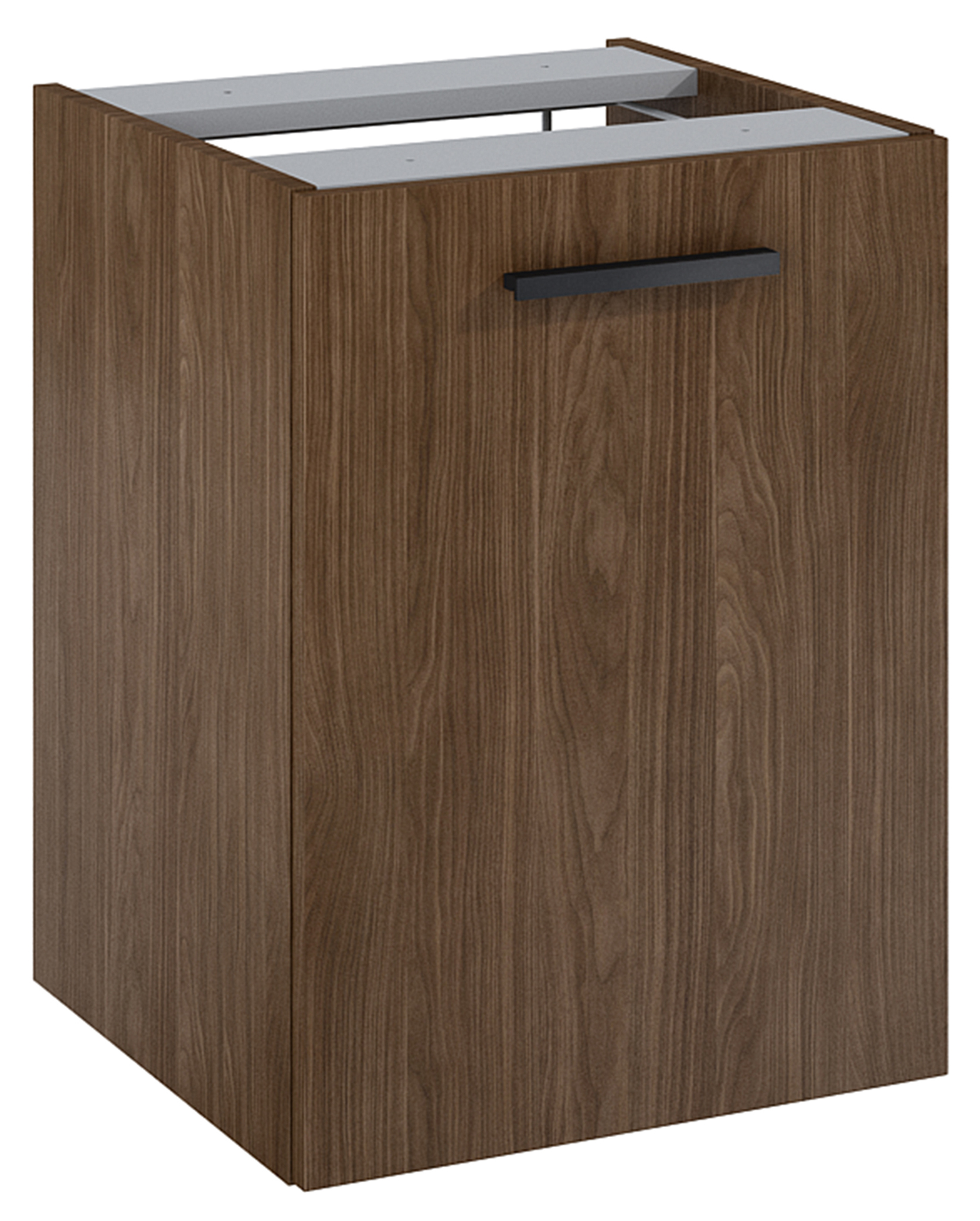 Roca Kwadro kast 39.8x38.4x53 cm hangend langs de zijkant noot A857973540