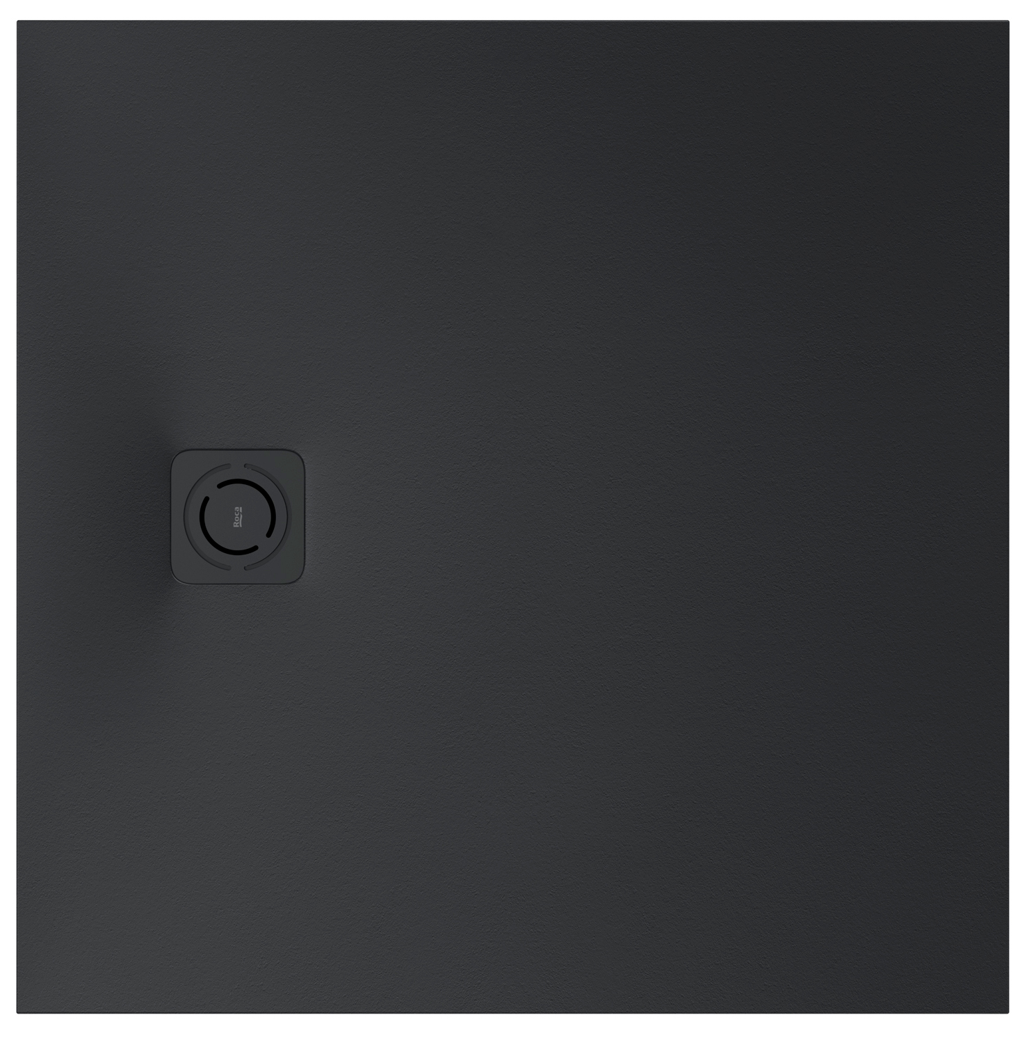 Roca Magma vierkante douchebak 90x90 cm zwart APE0138438403400