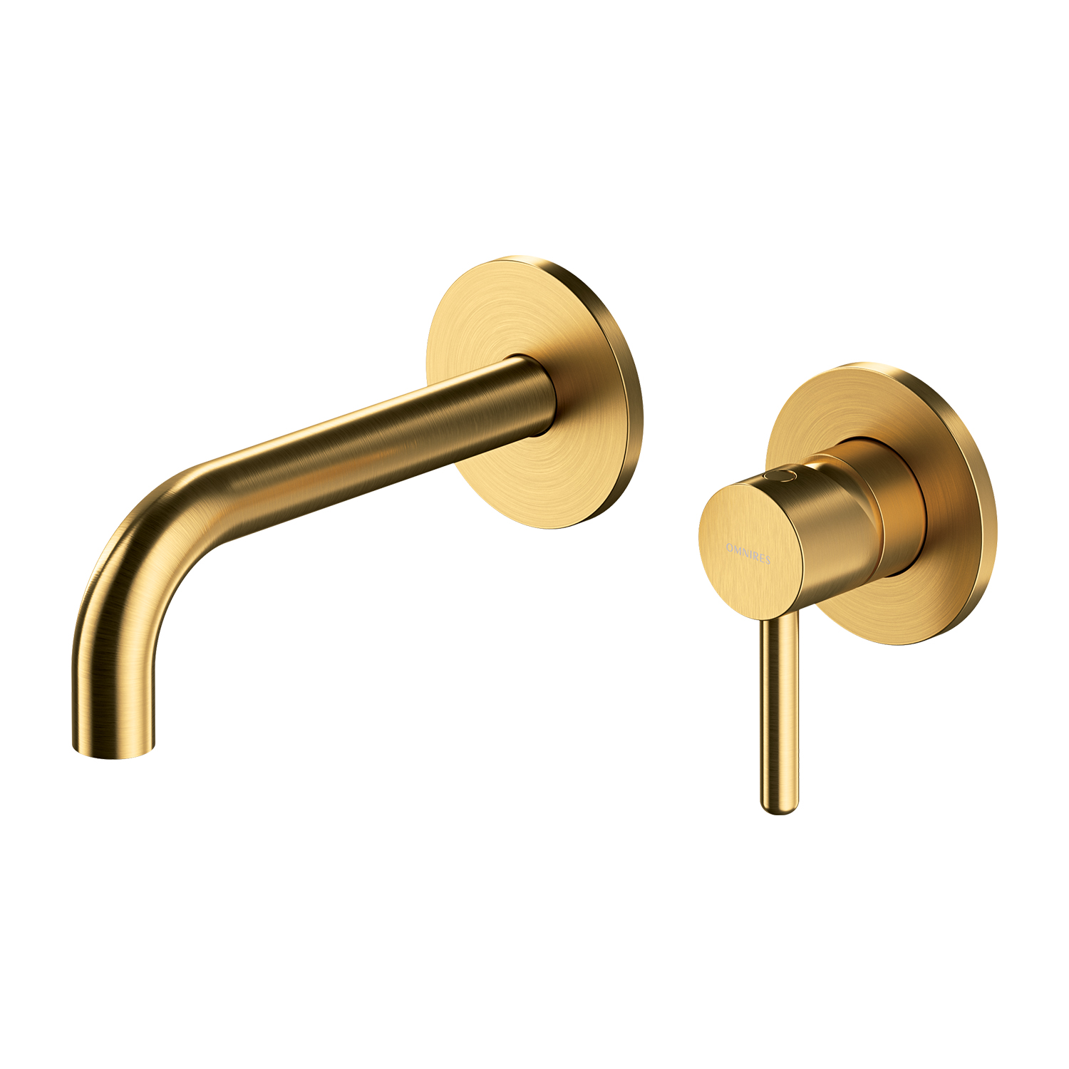 Omnires Y wastafelkraan inbouw gouden Y1215HROGLB