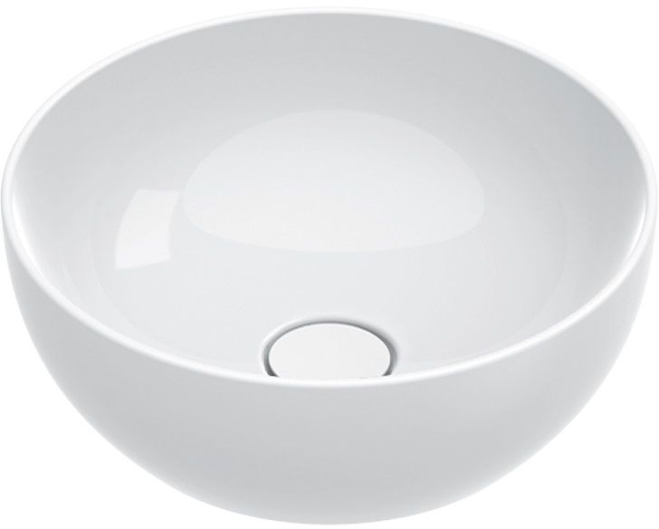 Catalano Green wastafel 40x40 cm rond opbouw wit glans 0423400001