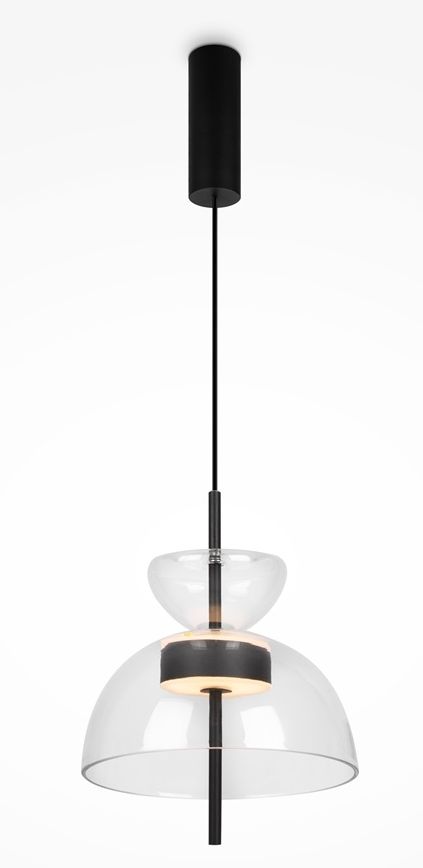 Maytoni Bangkok hanglamp 1x12 W zwart MOD185PL-L6B3K1