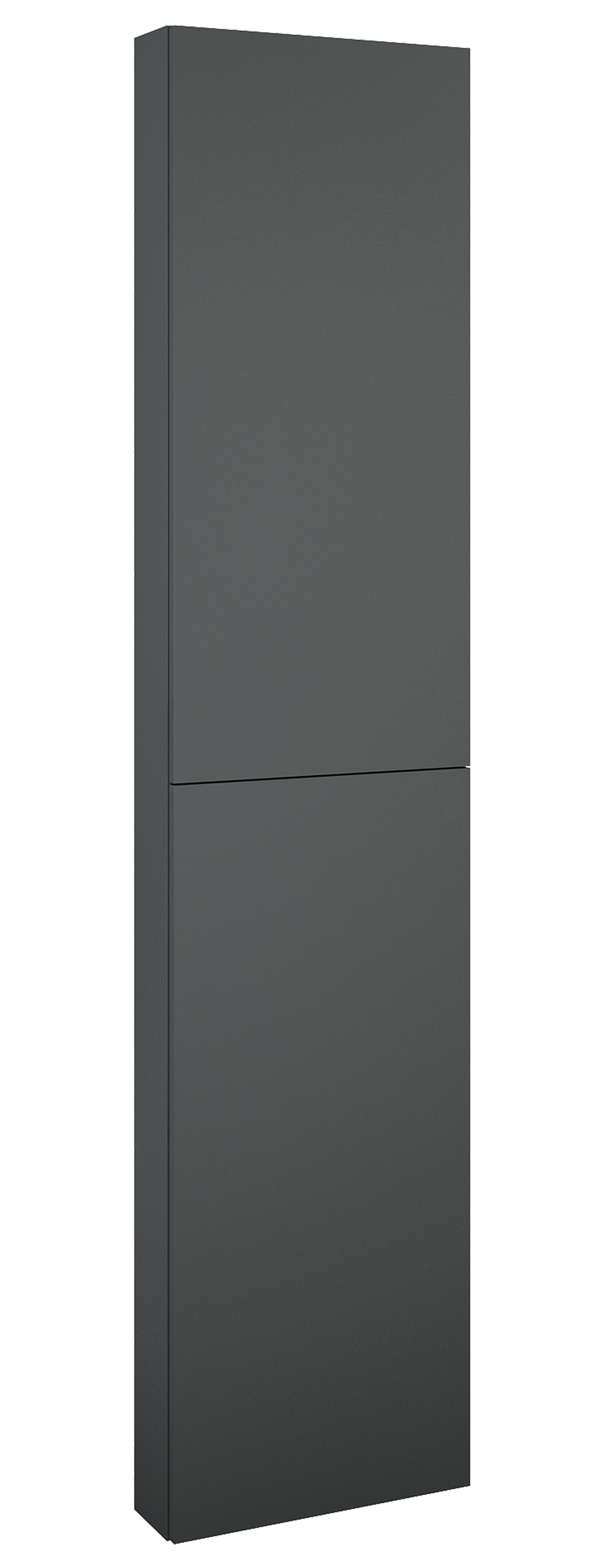 Roca Extra kast 40x12.6x180 cm hangend langs de zijkant antraciet A857911531