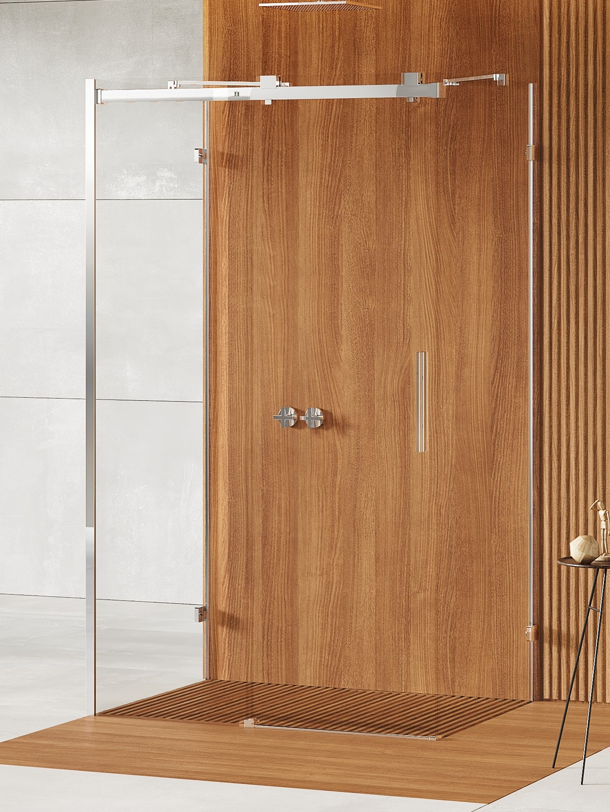 New Trendy Softi X douchecabine 130x90 cm rechthoekig chroom glans/helder glas EXK-5341
