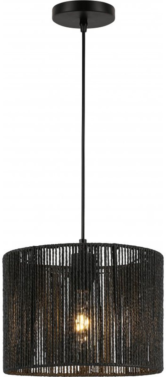 GTV Foresto hanglamp 1x40 W zwart OS-FORES-10-DEC